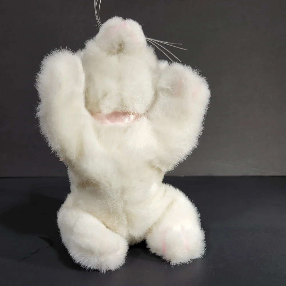 Bearington Collection White Cat Plush Toy Sissy Retired Plushie